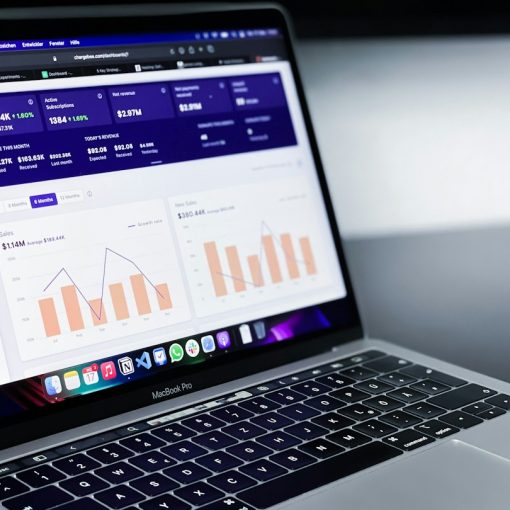 Website analytics dashboard illustrating small business conversion optimization