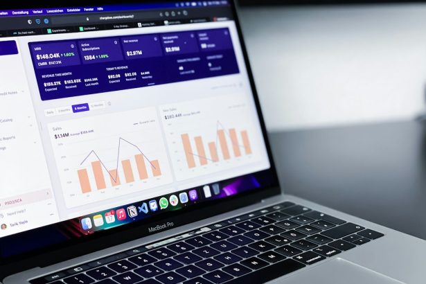 Website analytics dashboard illustrating small business conversion optimization